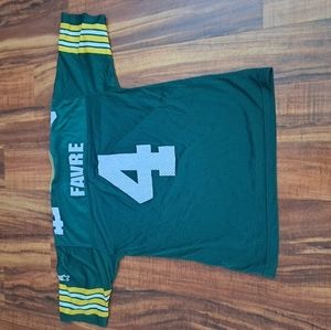 #4 Green Bay Packers Favre T-shirt Jersey Women's S/M NFL Super Bowl